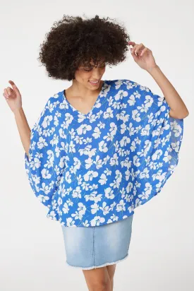 Floral Batwing Blouse Top
