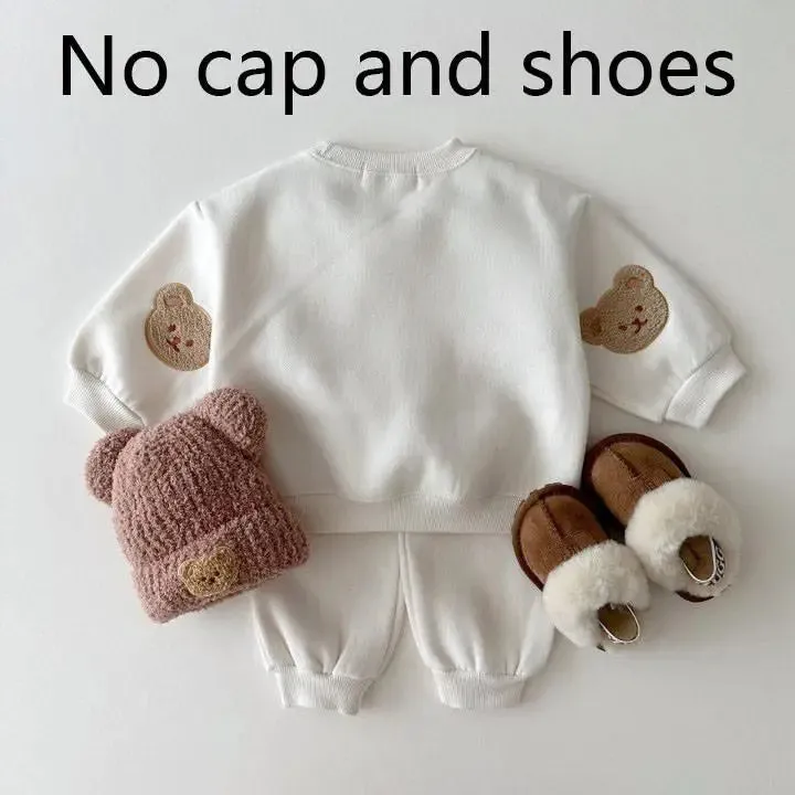 Fuzzy Bear Patchwork Tracksuit