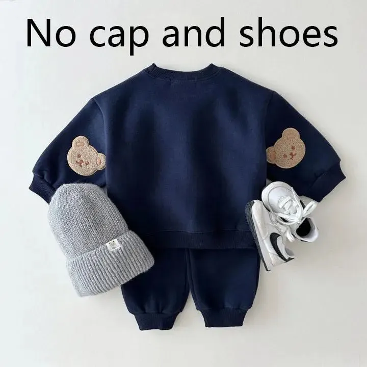 Fuzzy Bear Patchwork Tracksuit