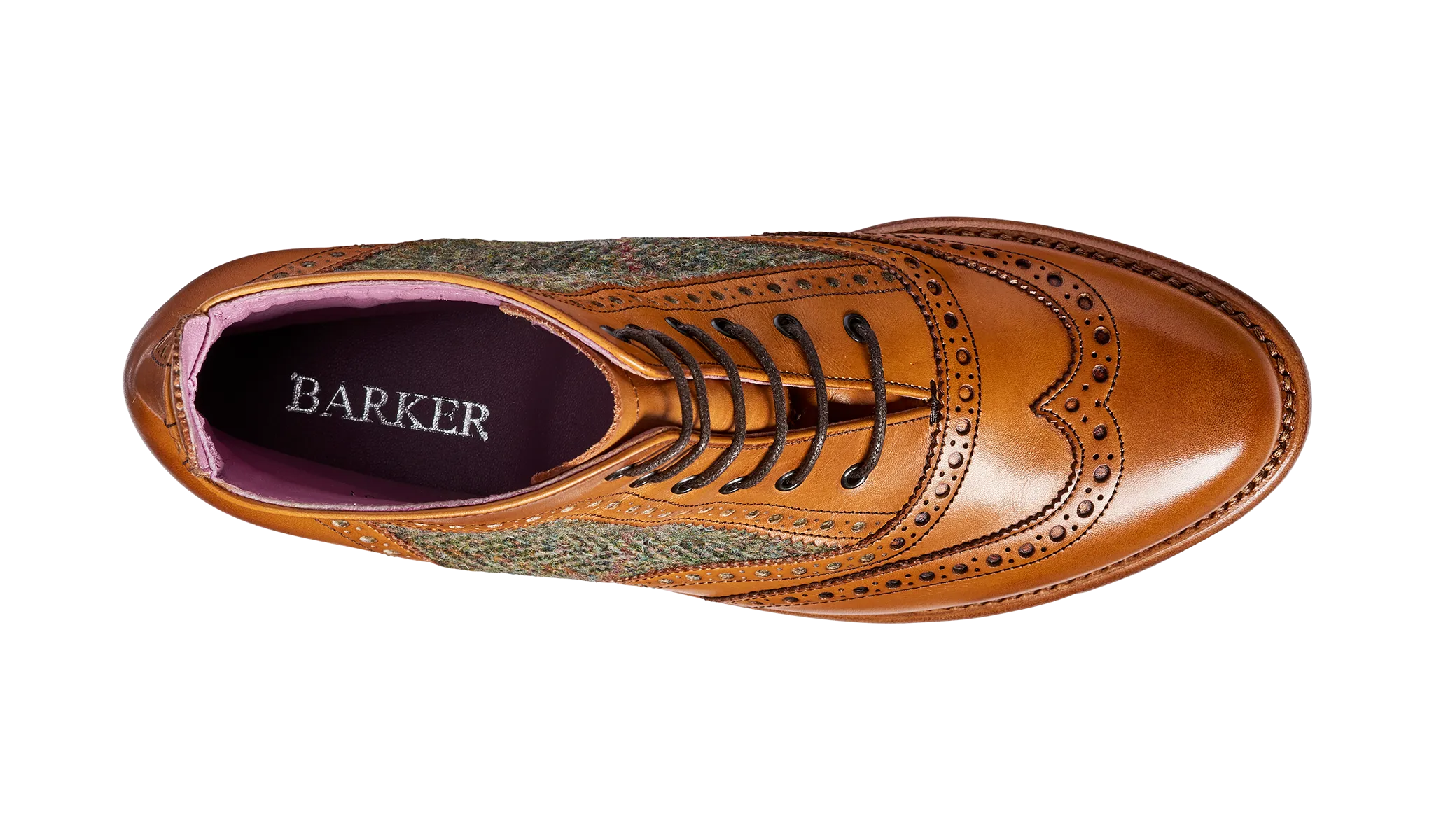 Grace - Cedar Calf / Green Tweed