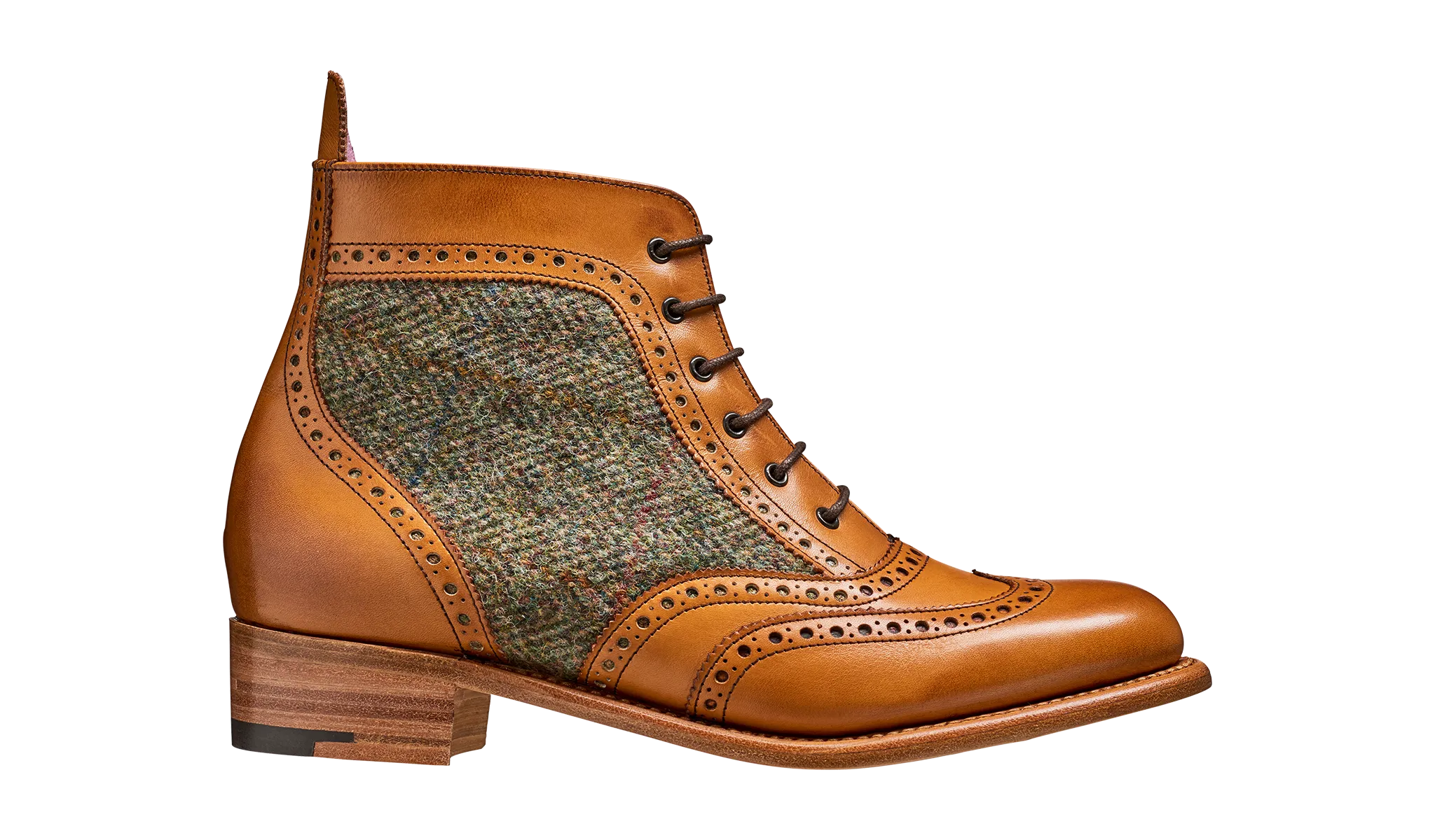 Grace - Cedar Calf / Green Tweed