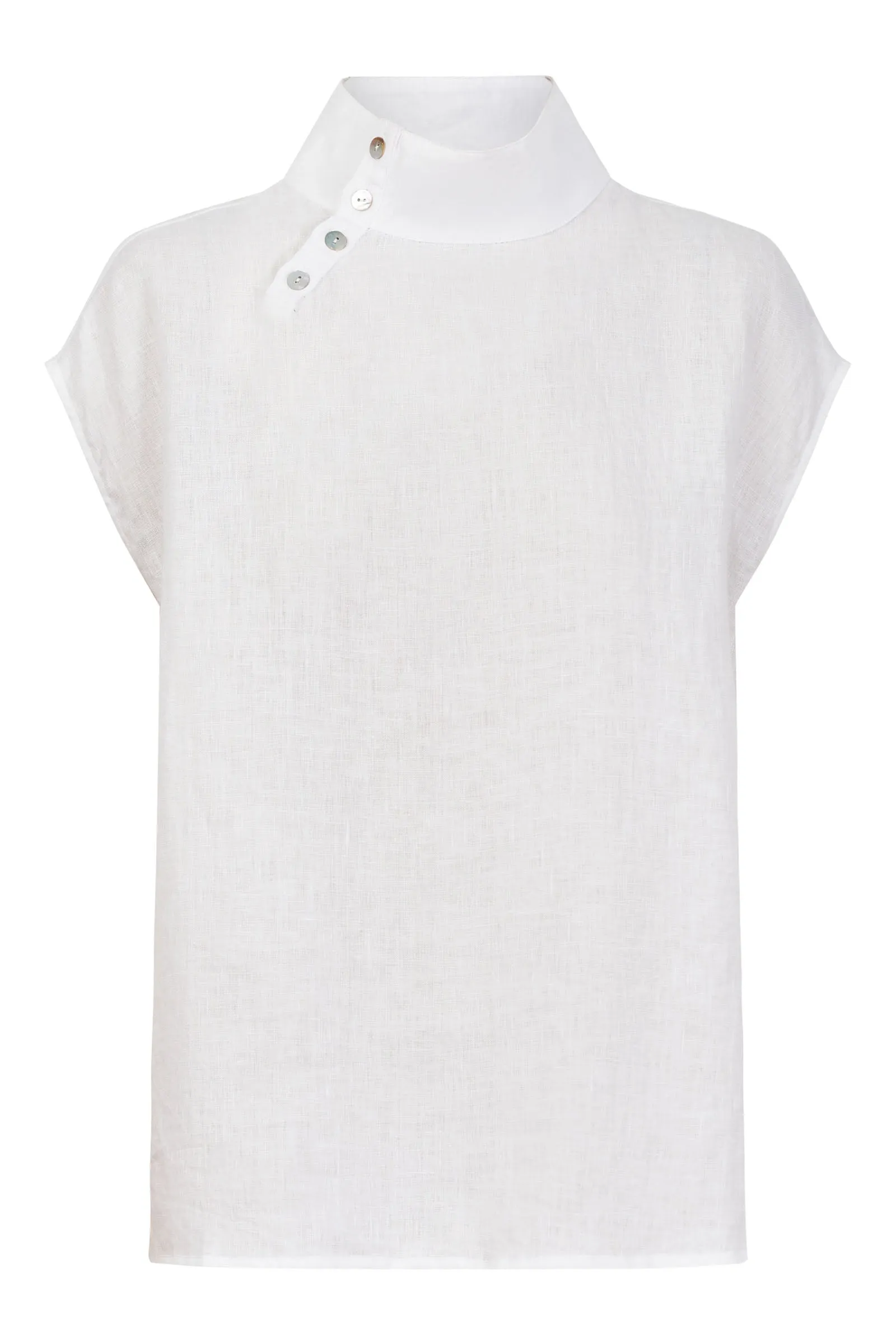 Halcyon Button Top - Opal