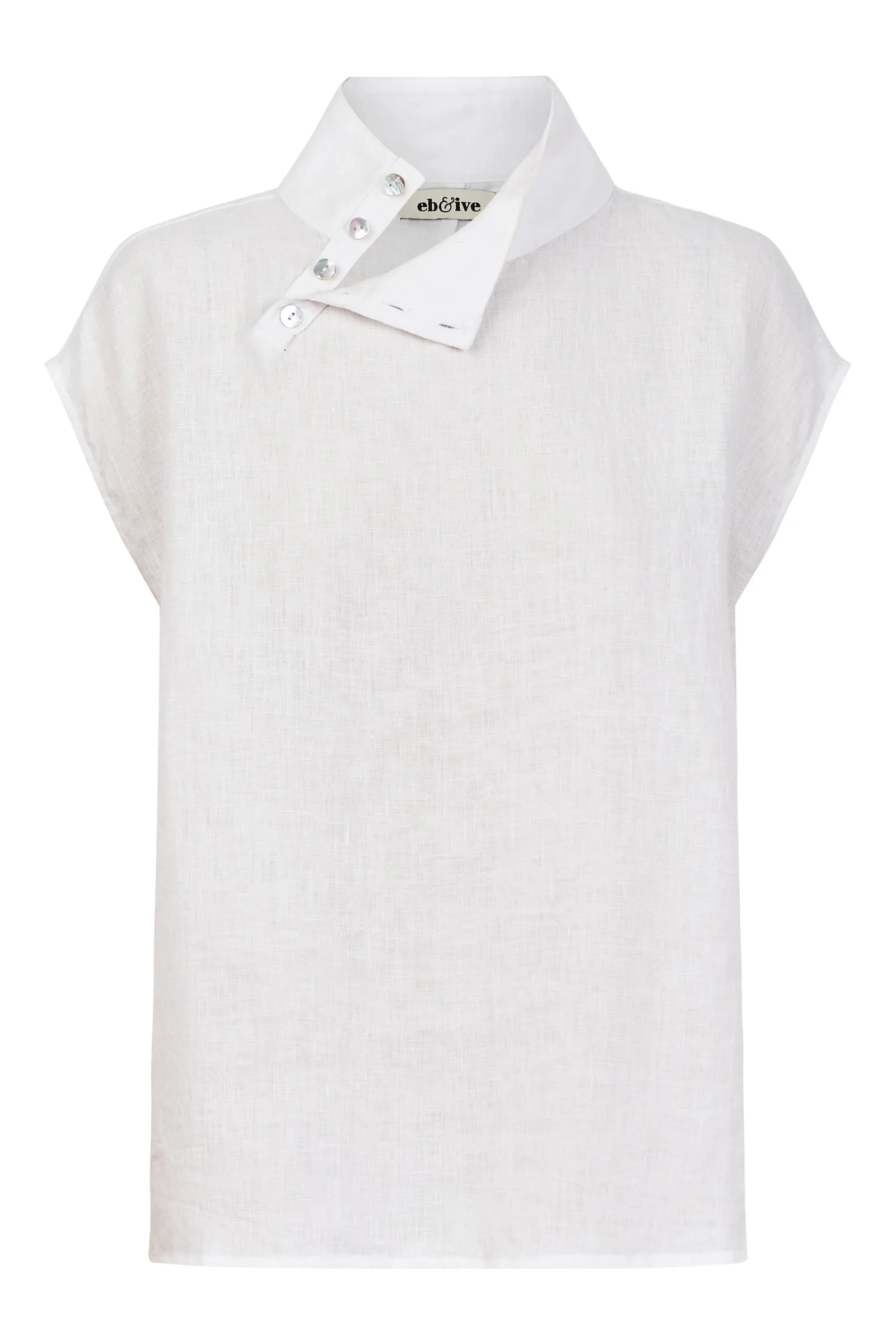 Halcyon Button Top - Opal