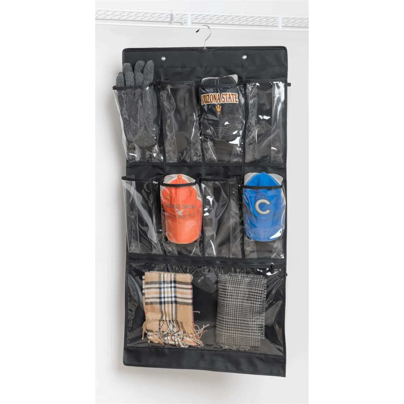 Hanging Pocket Cubby - Black