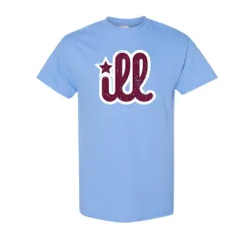 ILL Logo T-Shirt | ILL Logo Carolina Blue T-Shirt