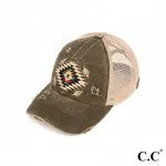 JUD127 - AZTEC PONY CAPS