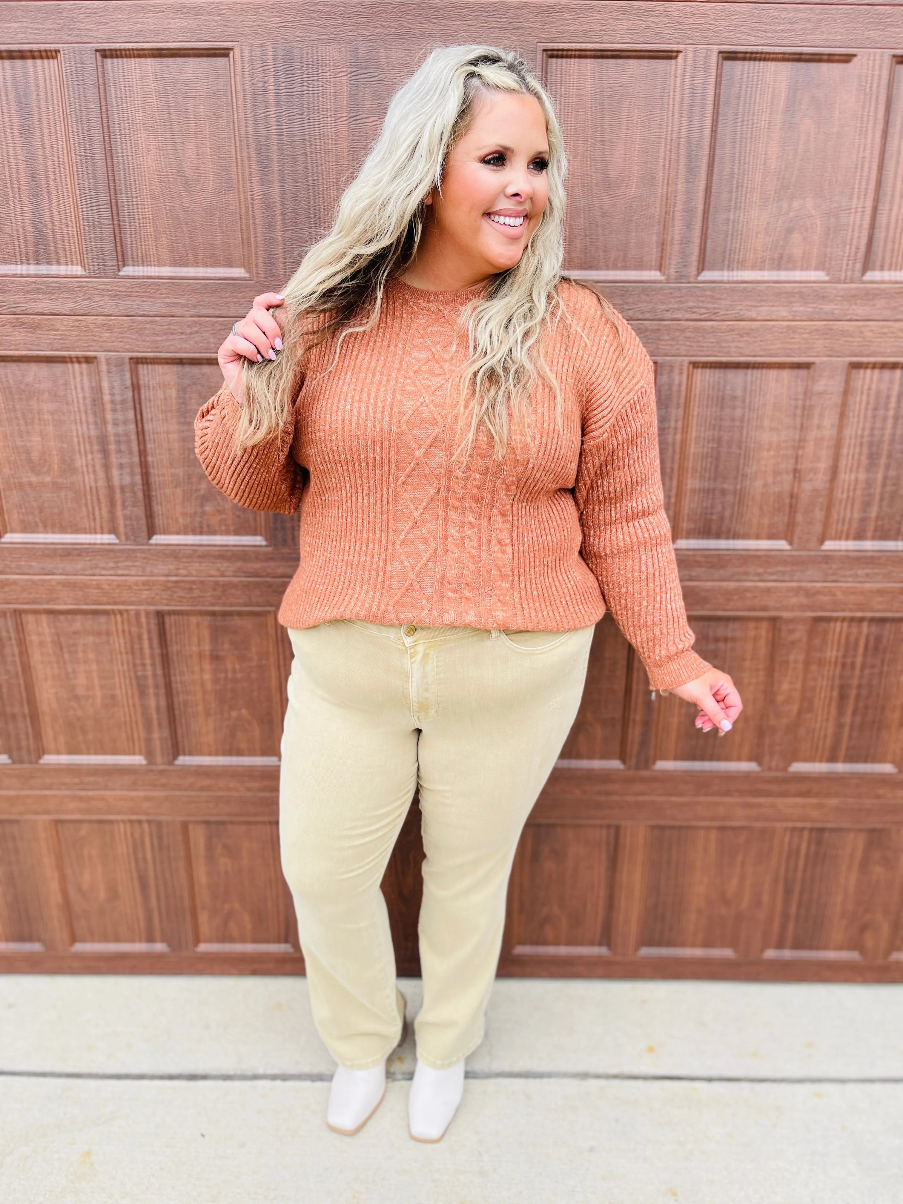 Judy Blue REG/CURVY Fall Is In The Air Slim Bootcut Jeans