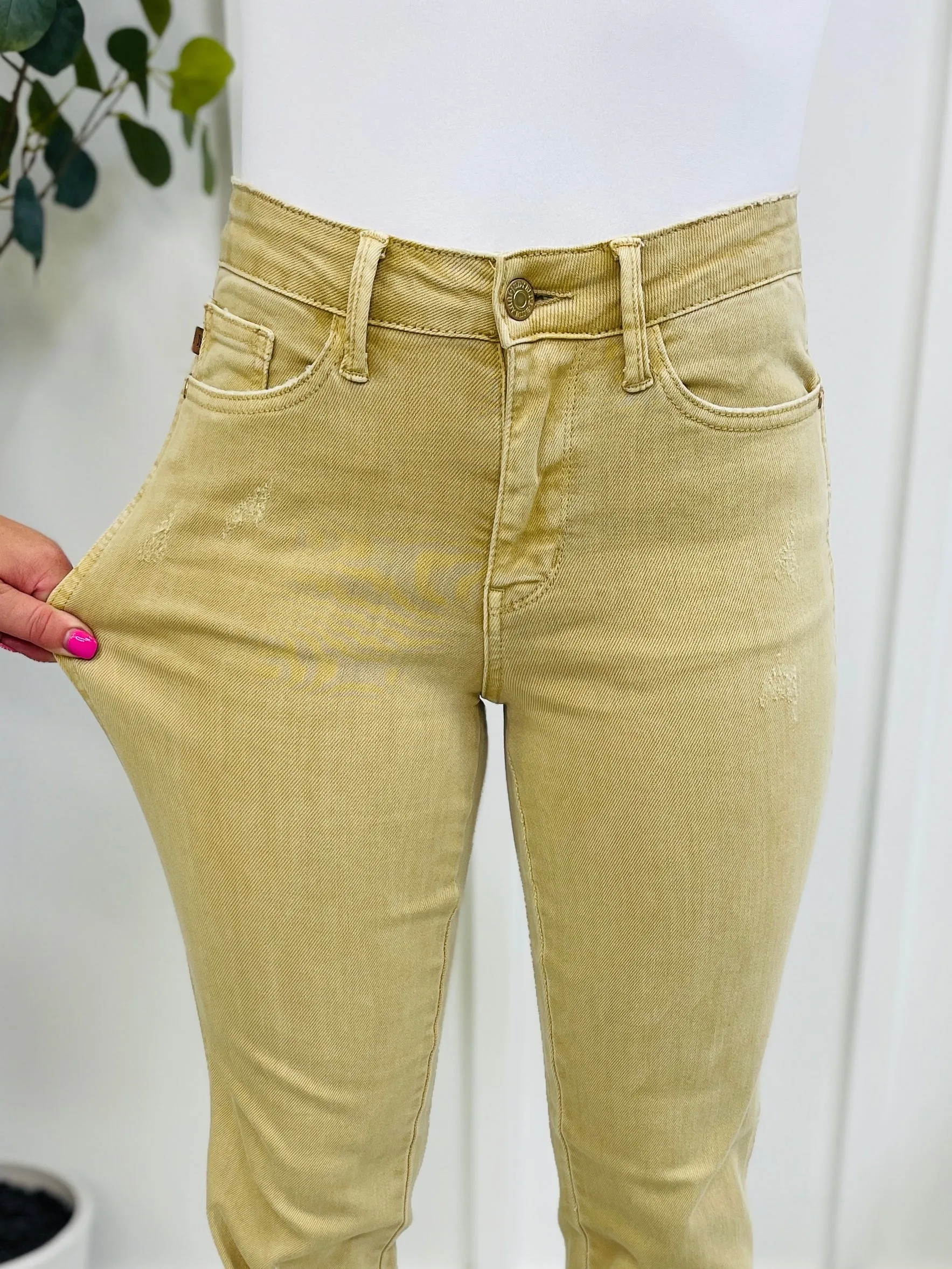 Judy Blue REG/CURVY Fall Is In The Air Slim Bootcut Jeans