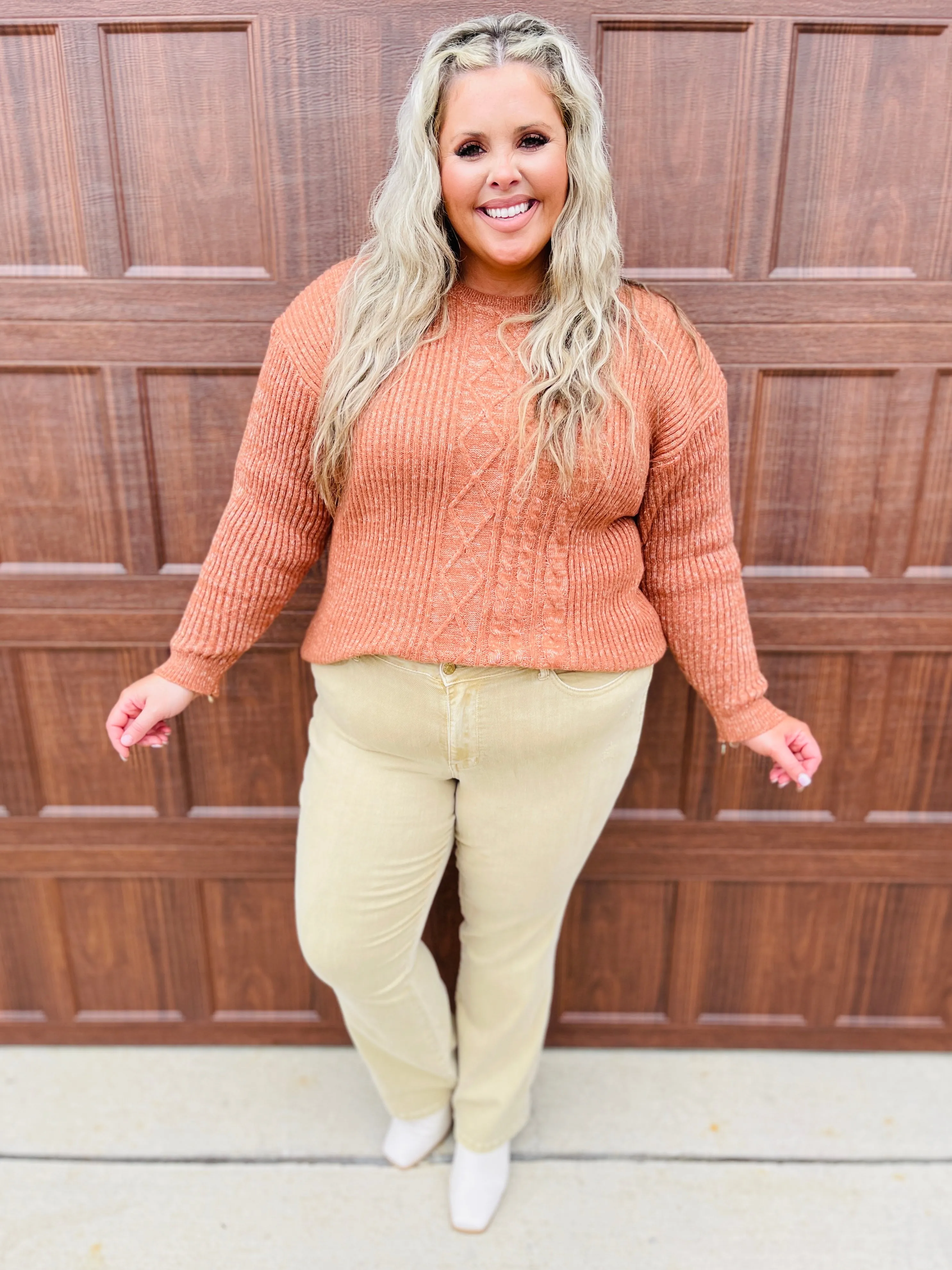 Judy Blue REG/CURVY Fall Is In The Air Slim Bootcut Jeans