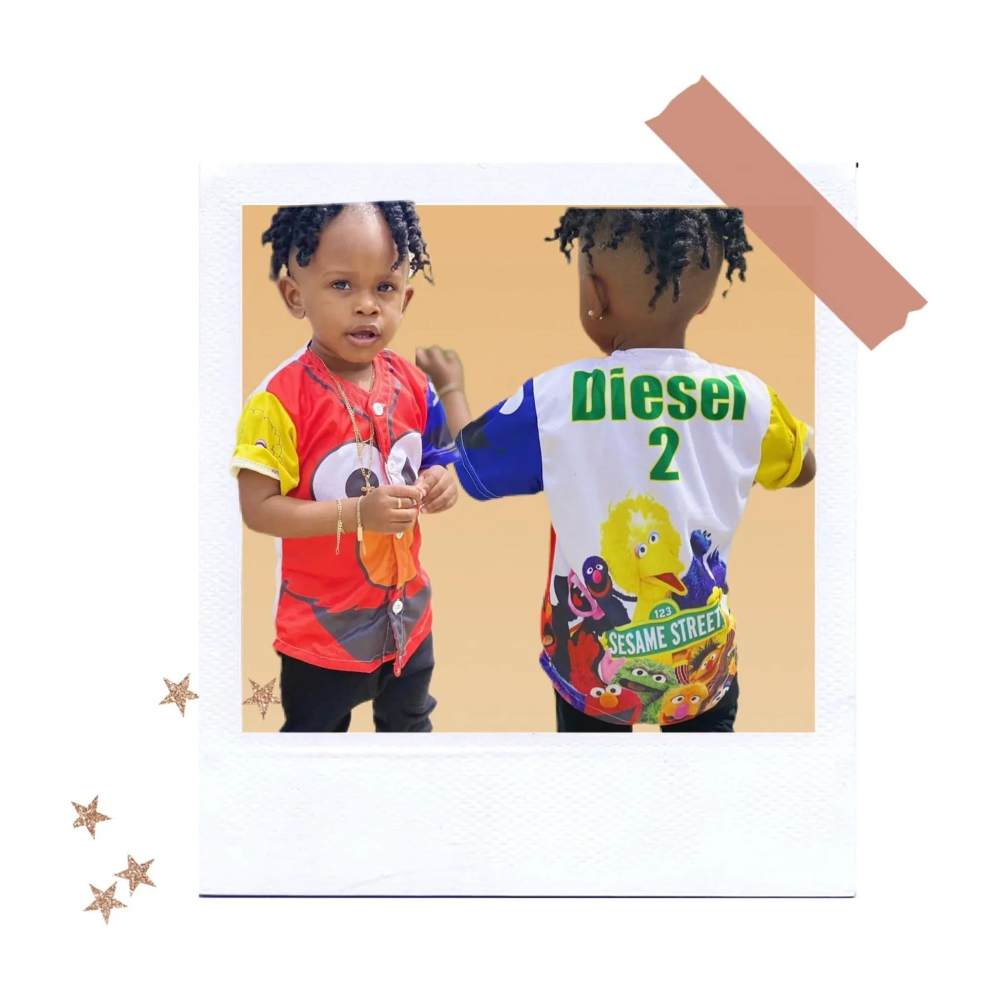 Kids Elmo Baseball Jersey
