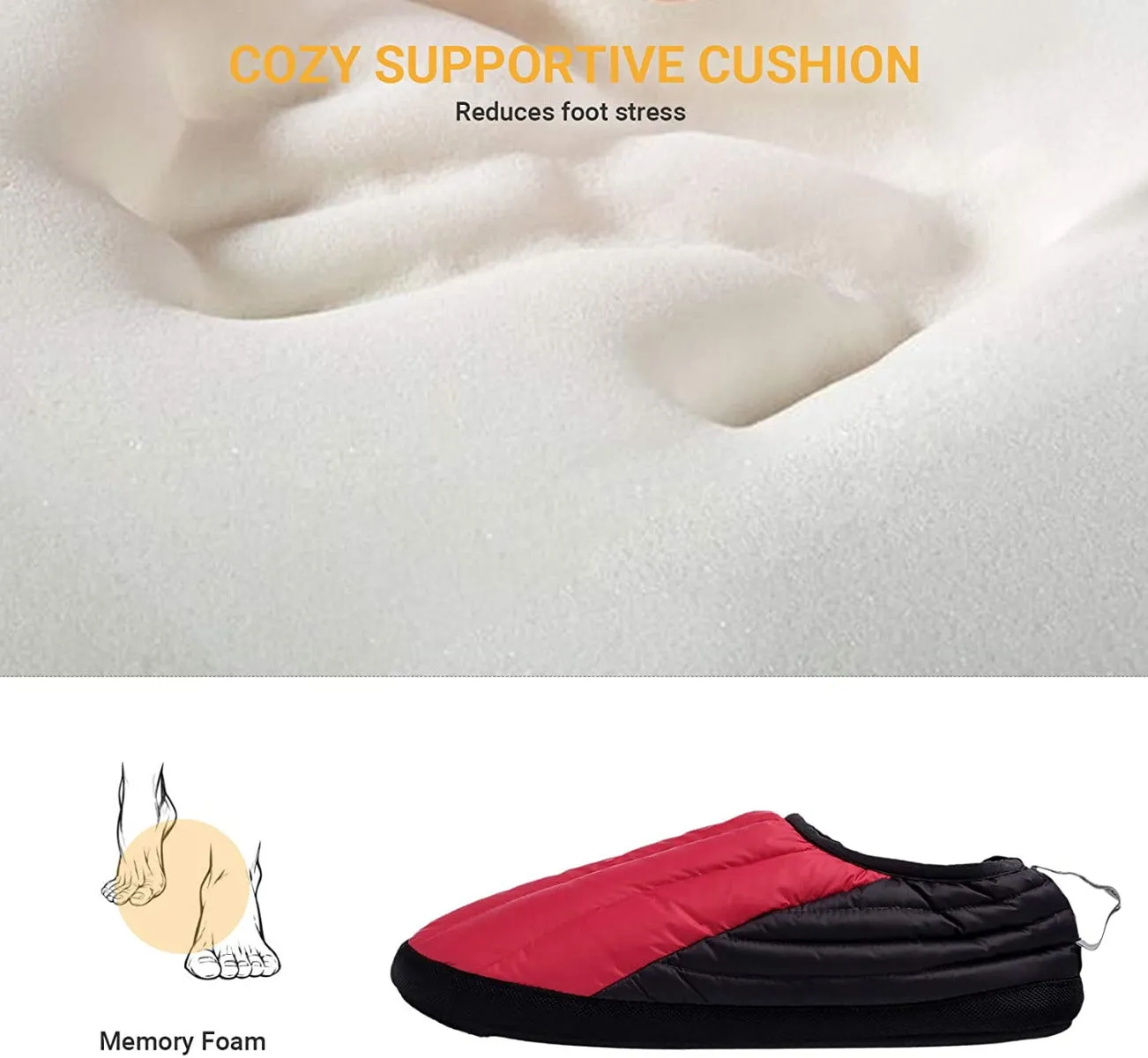 KingCamp Men's & Women's Down Slippers