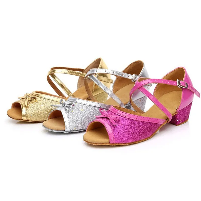 #L227 Childrens Latin Dance Shoes -Salsa -Ballroom -Tango- Special Occasion Outdoor Sandals