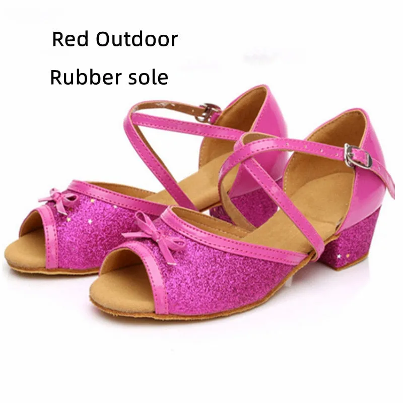 #L227 Childrens Latin Dance Shoes -Salsa -Ballroom -Tango- Special Occasion Outdoor Sandals