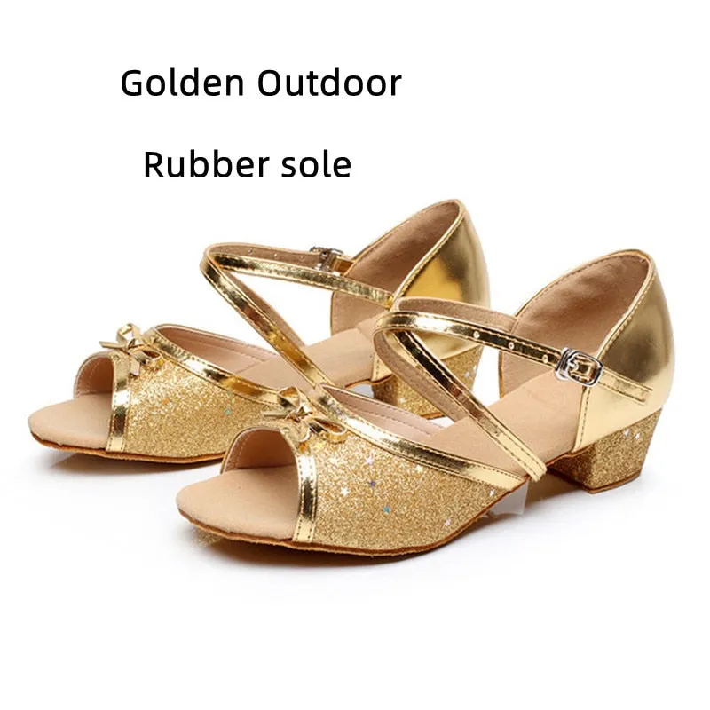 #L227 Childrens Latin Dance Shoes -Salsa -Ballroom -Tango- Special Occasion Outdoor Sandals