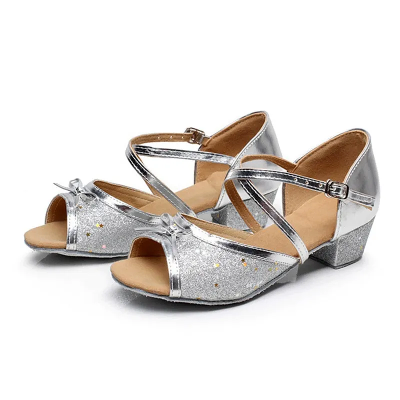 #L227 Childrens Latin Dance Shoes -Salsa -Ballroom -Tango- Special Occasion Outdoor Sandals