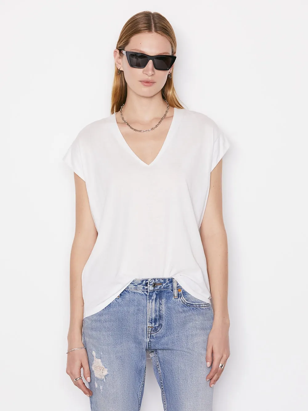 Le Mid Rise V Tee