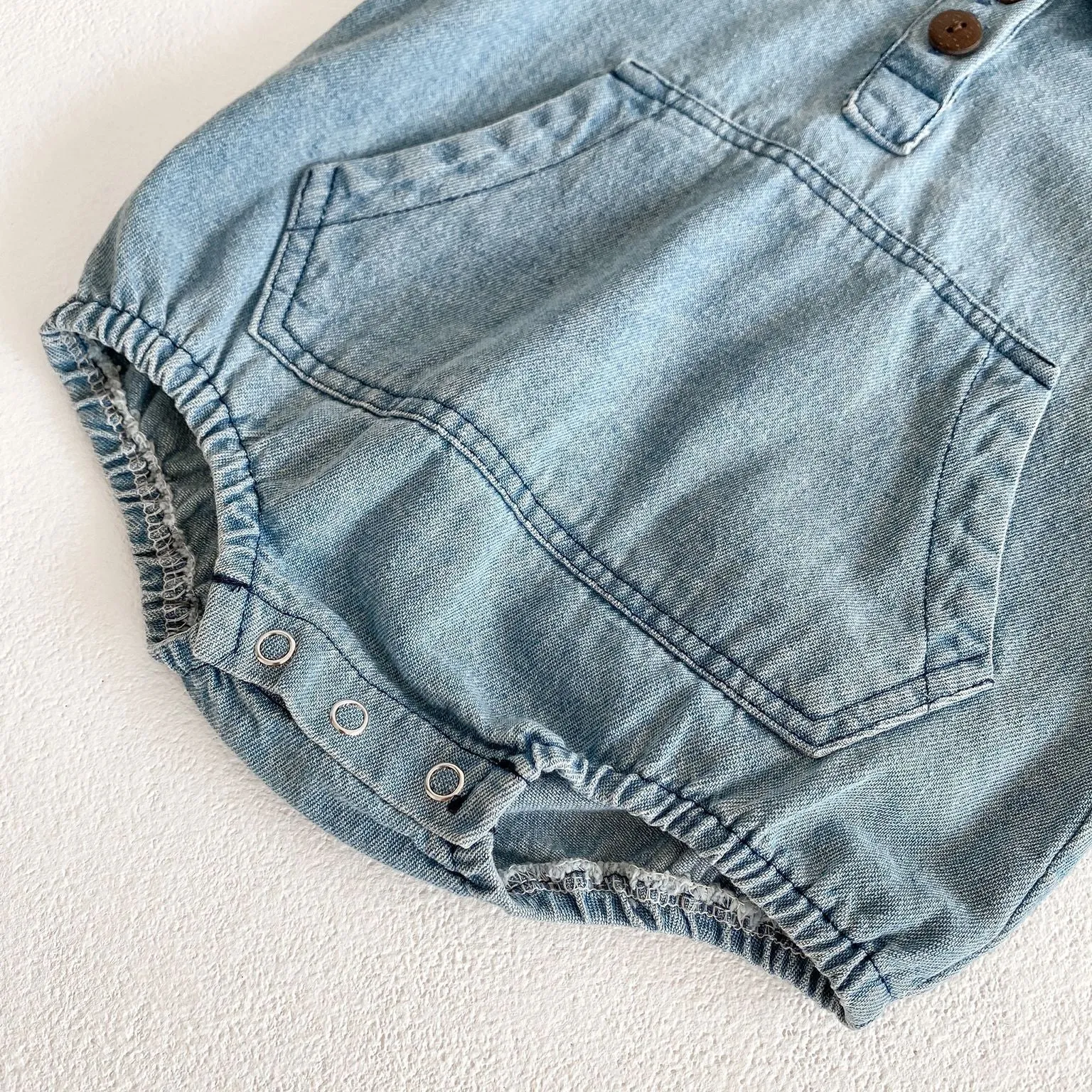 Lightwash Denim Bodysuit