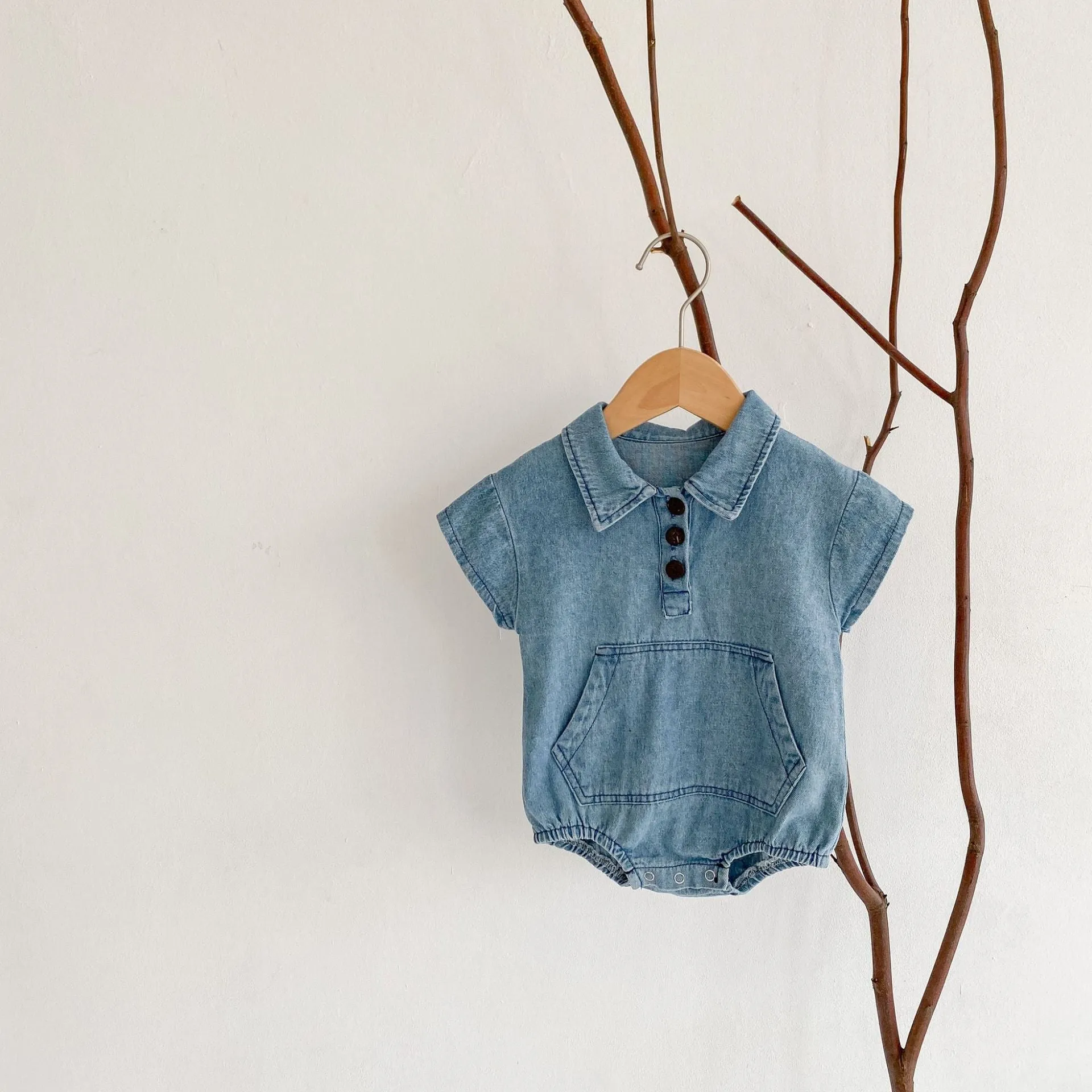 Lightwash Denim Bodysuit
