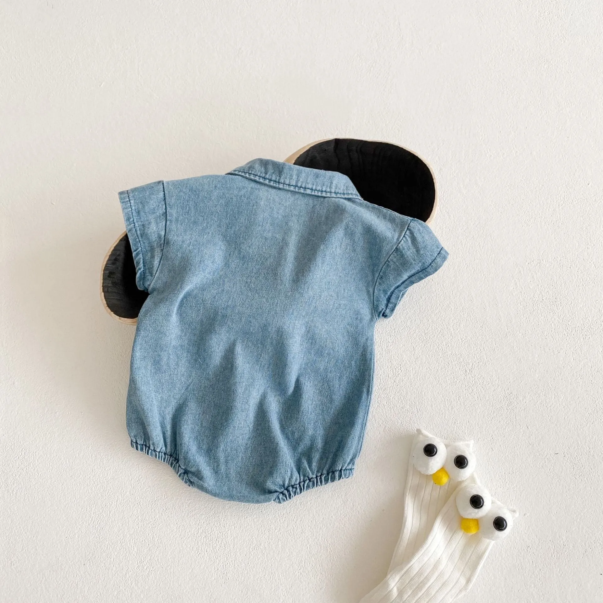 Lightwash Denim Bodysuit