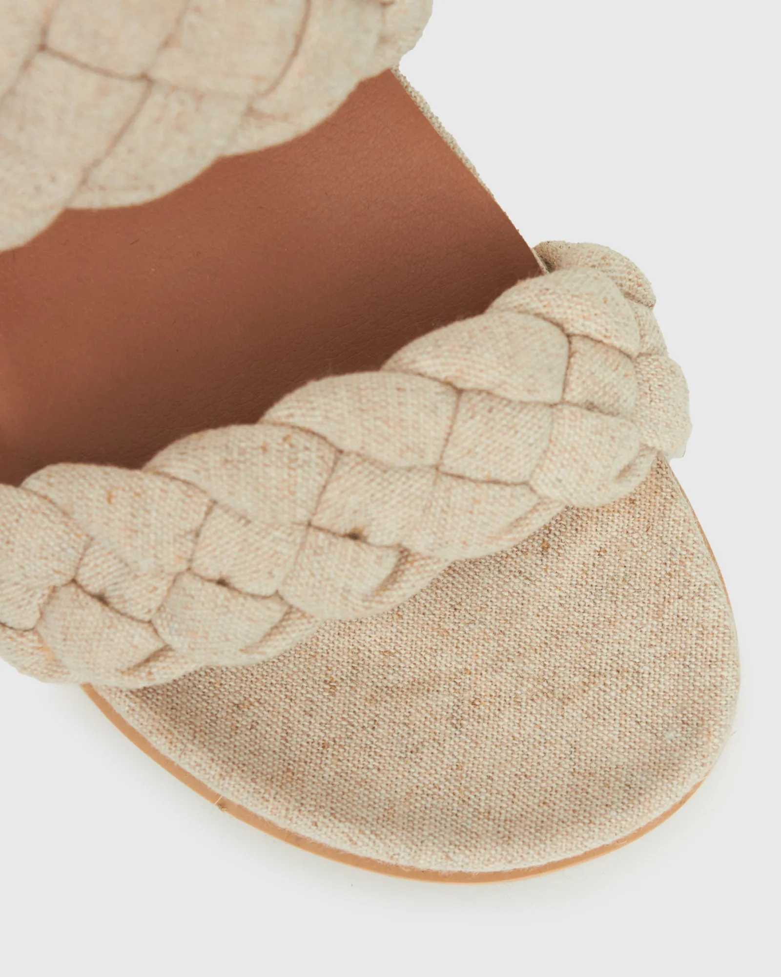 LINDI 2 Plaited Double Strap Slides