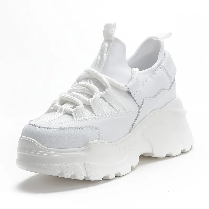 Lydia  Erhhte Sneaker in Wei fr Damen