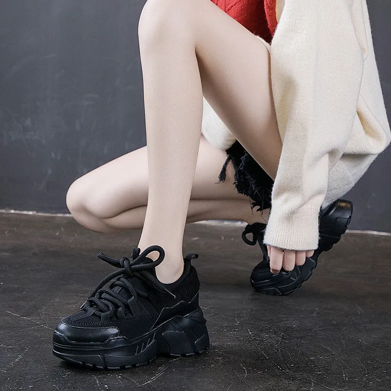 Lydia  Erhhte Sneaker in Wei fr Damen