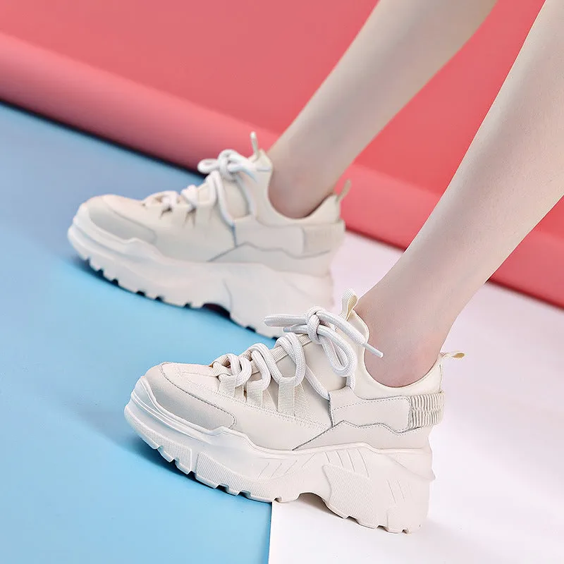 Lydia  Erhhte Sneaker in Wei fr Damen