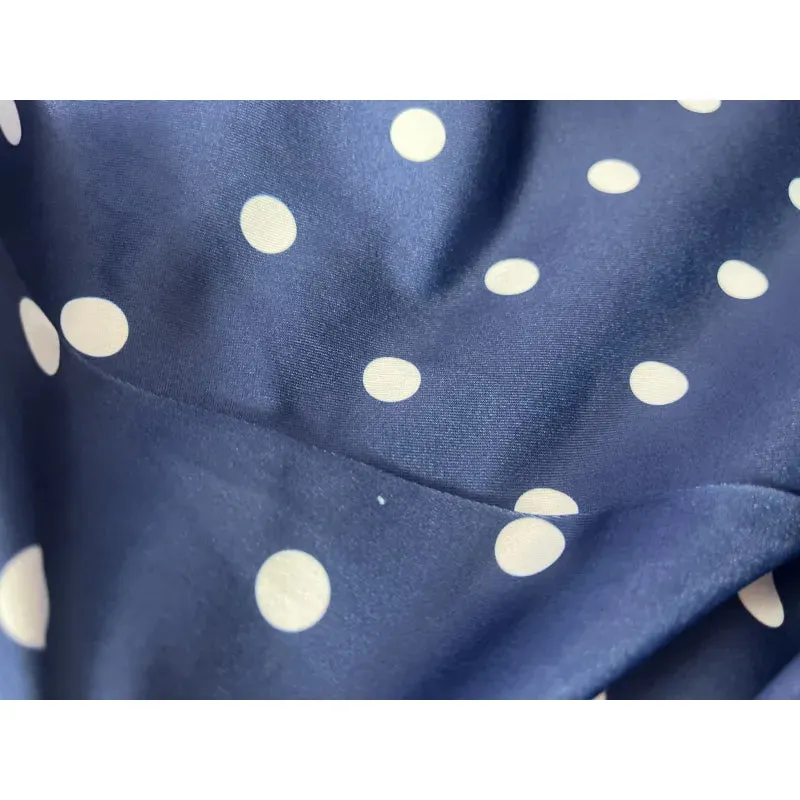 Lyra Dress - Navy Polka (12)