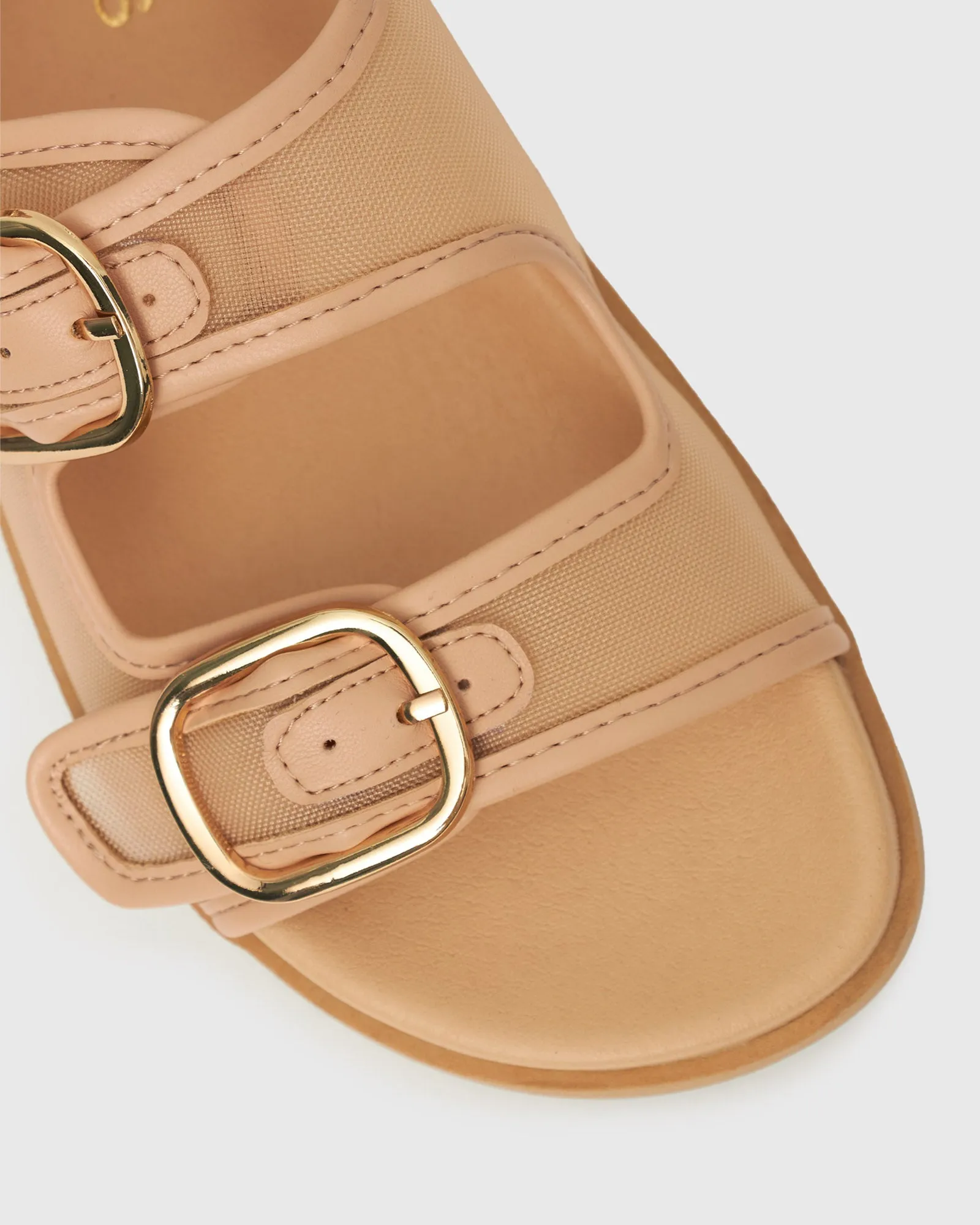 MARIGOLD Buckle Footbed Sandals