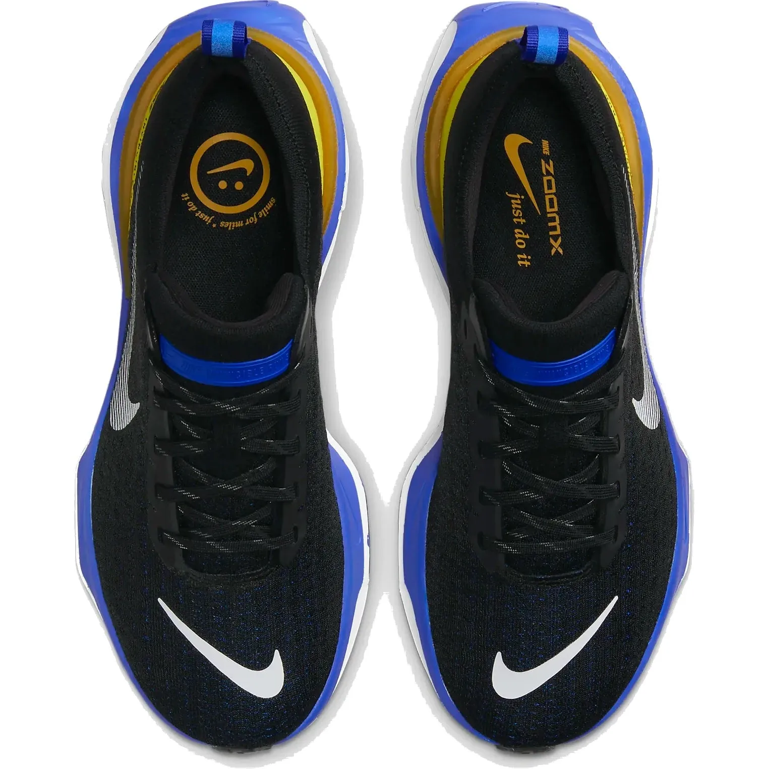 MEN'S INVINCIBLE RUN 3 - D - 003 BLACK/WHITE/RACER BLUE