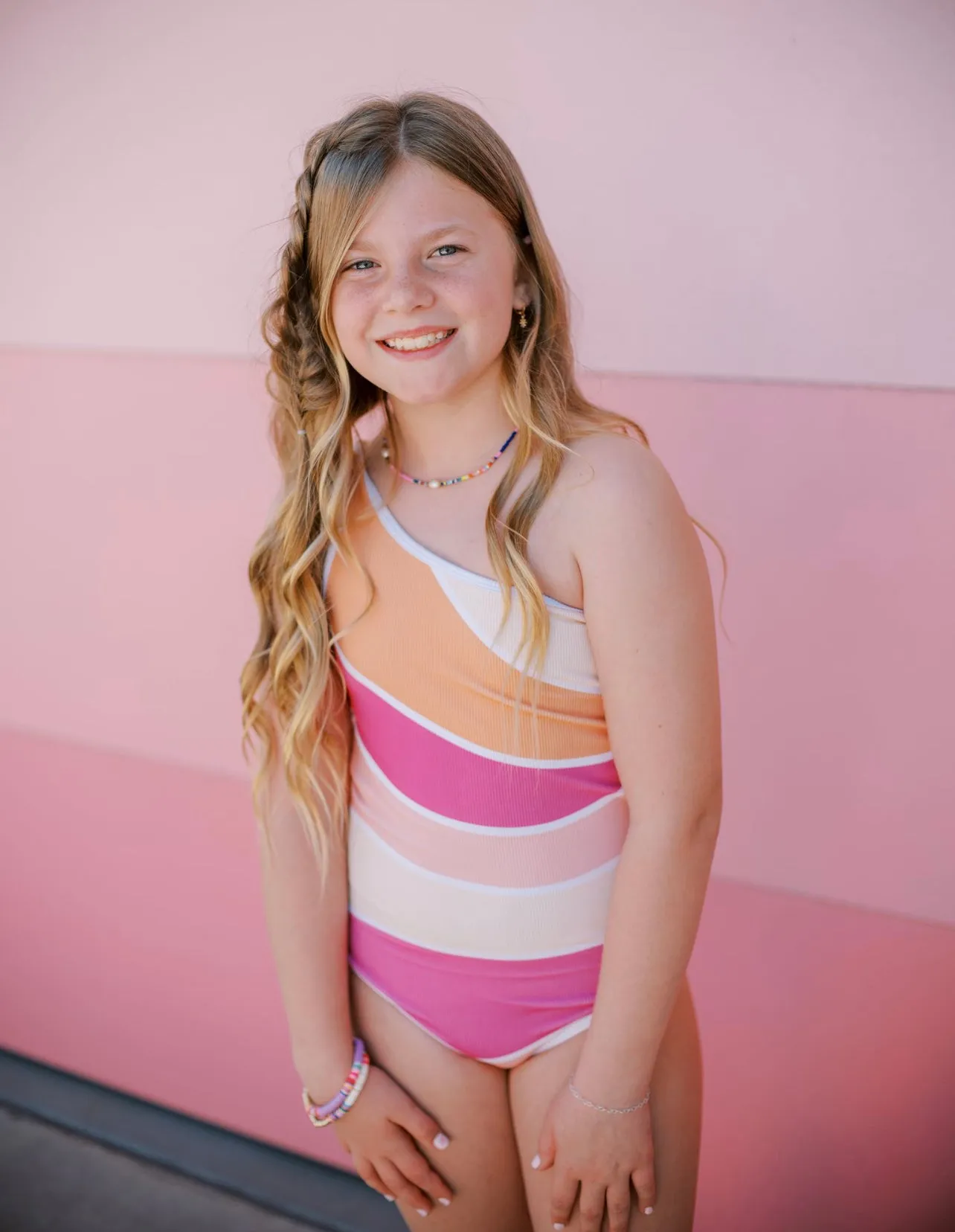 Mini Palm Springs One Shoulder- Wave- Britt Horton X LainSnow