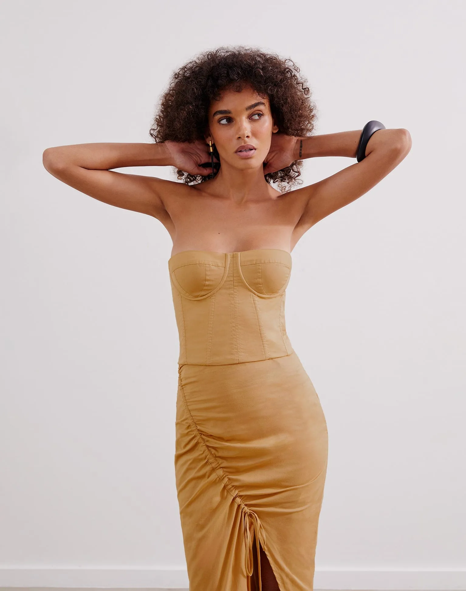 Misa Midi Skirt (exchange only) - Walnut