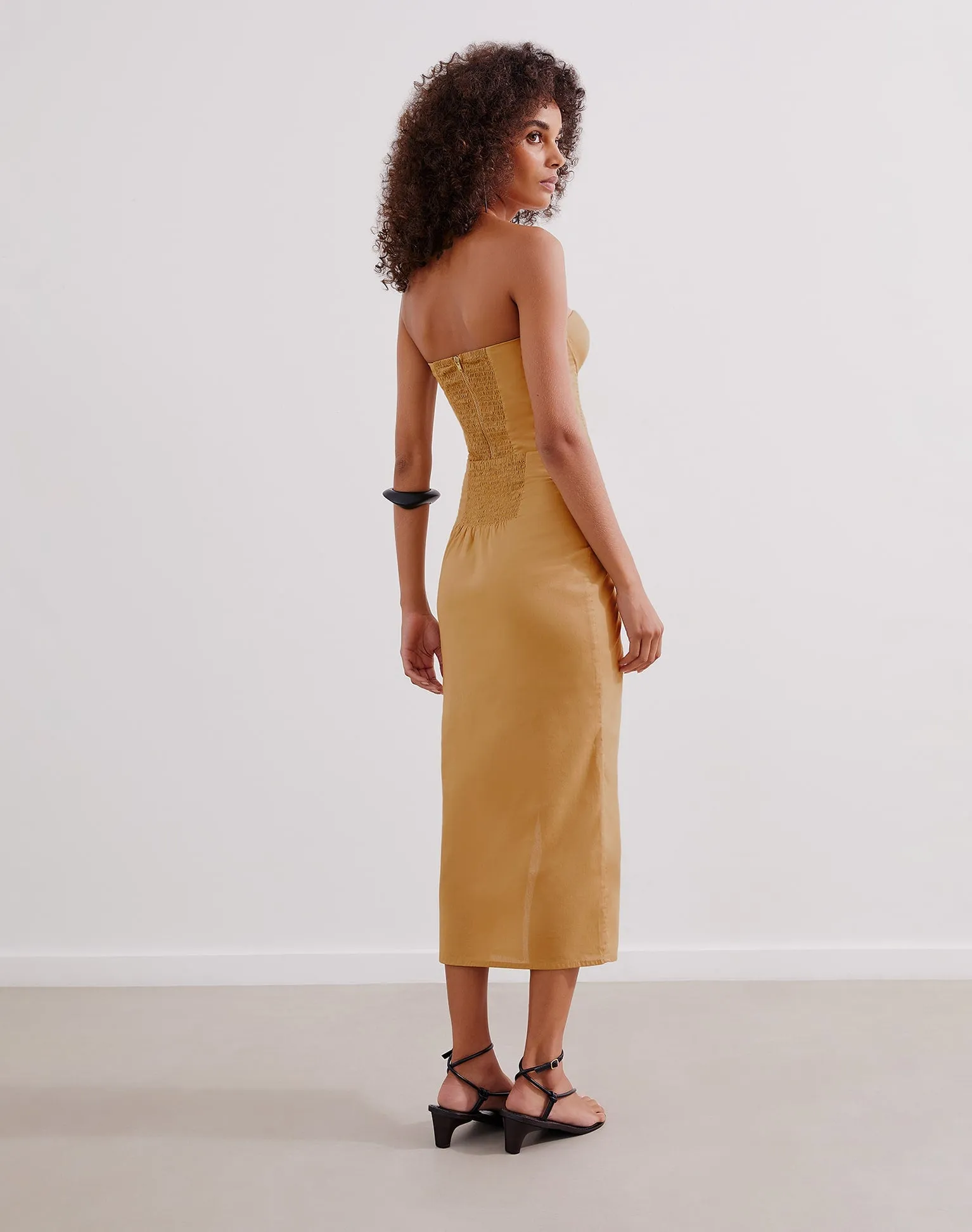 Misa Midi Skirt (exchange only) - Walnut