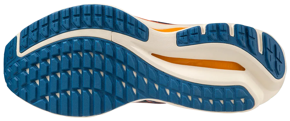 Mizuno Wave Inspire 19 (D Width) - Blue Opal/Tigerlily/Zinnia (Mens)
