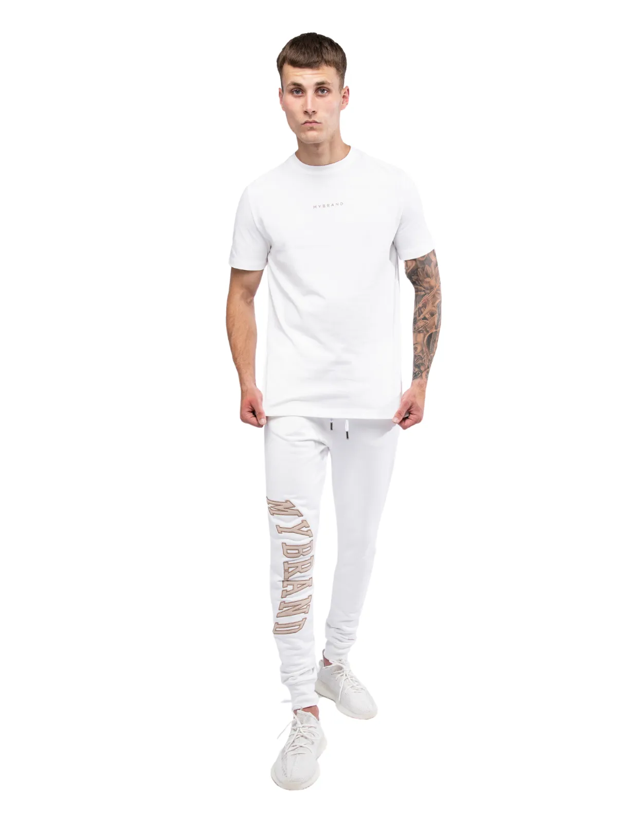 MY BRAND COLLEGE T SHIRT | WHITE
