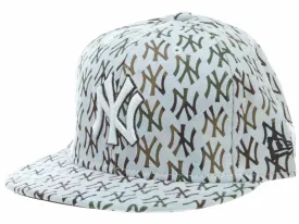 New York Yankees New Era Fitted White/Black 50
