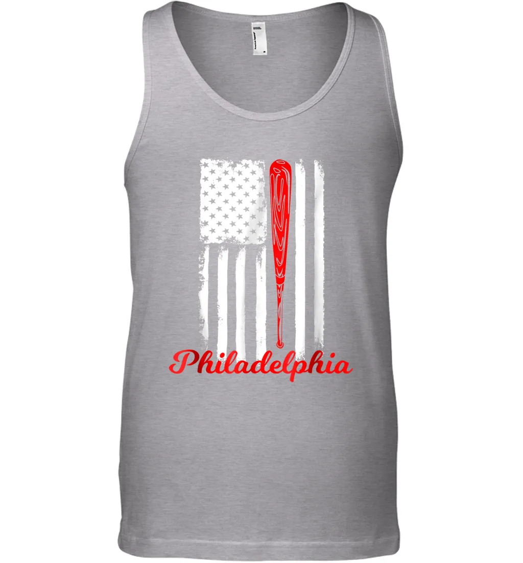 Philadelphia Baseball Flag For Philly Baseball Fans Tank Top