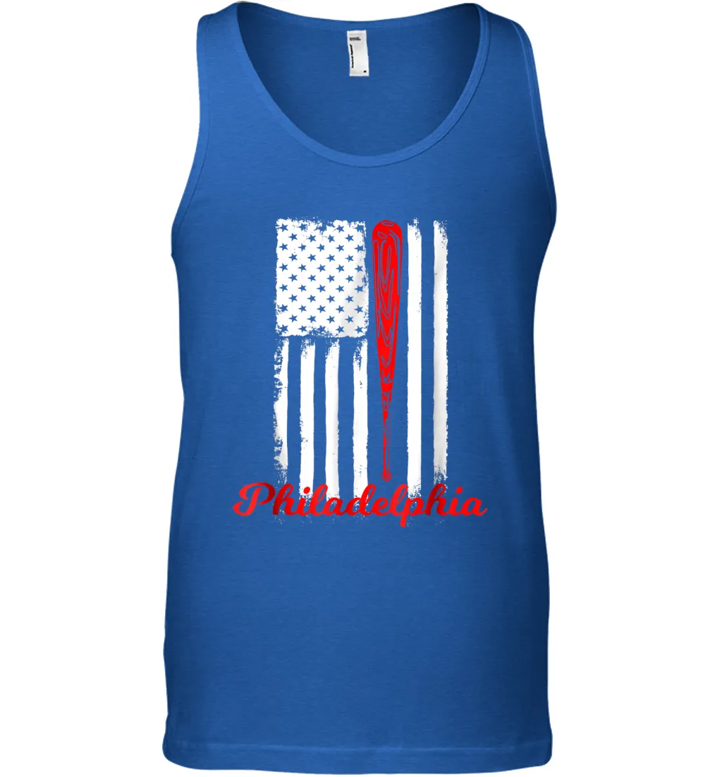 Philadelphia Baseball Flag For Philly Baseball Fans Tank Top