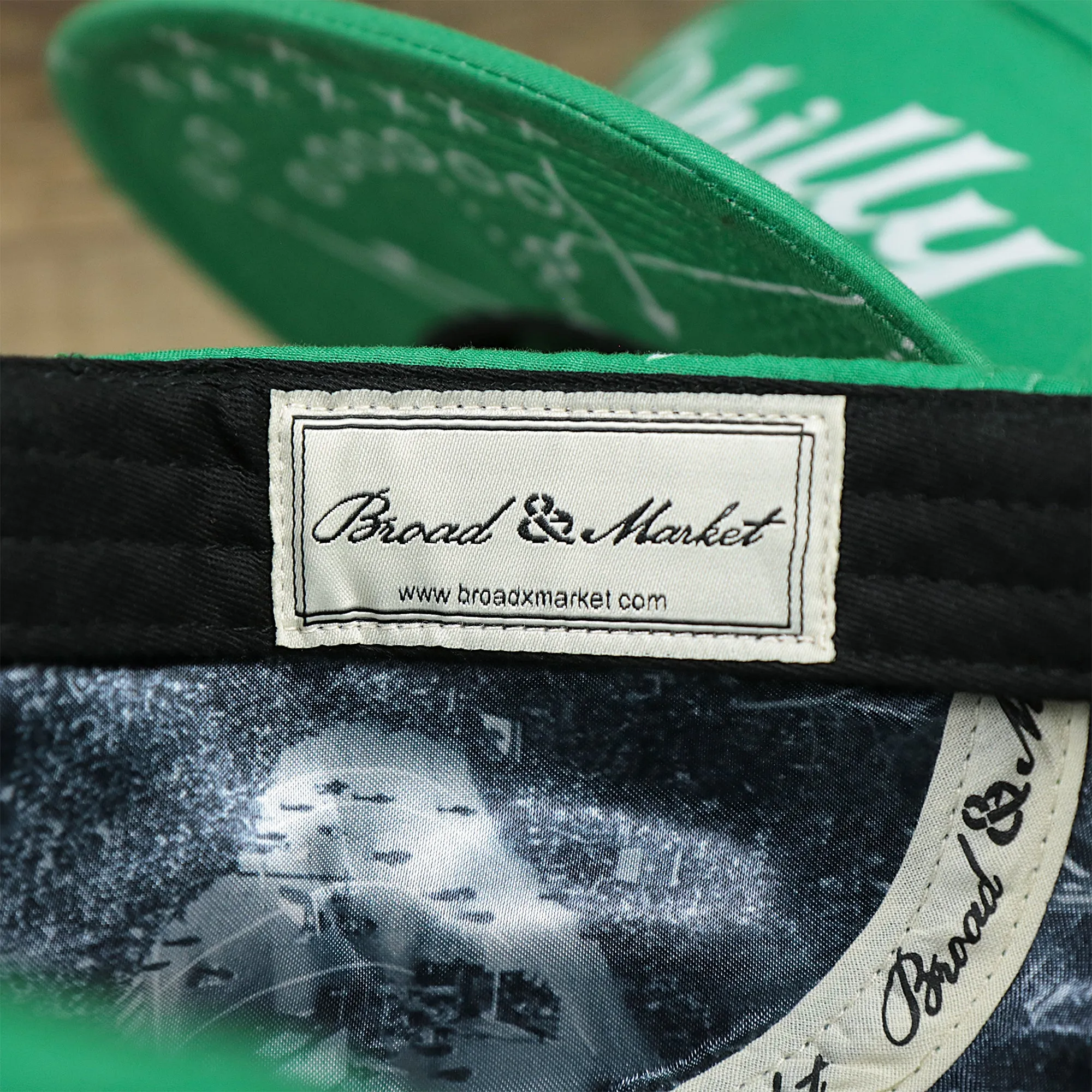 Philly Special Championship Game All Over Print Five Panel Strapback Hat | Green Strapback