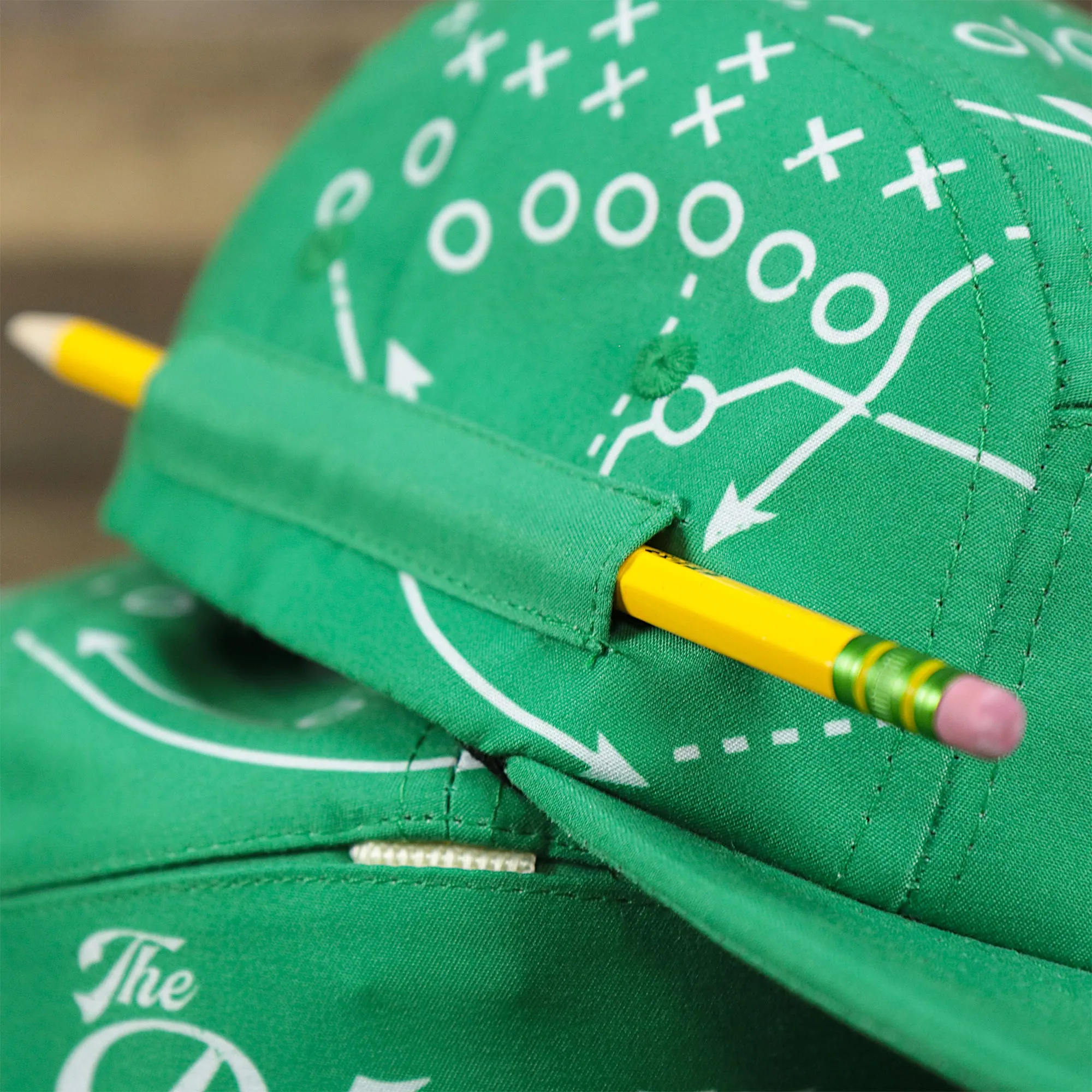Philly Special Championship Game All Over Print Five Panel Strapback Hat | Green Strapback