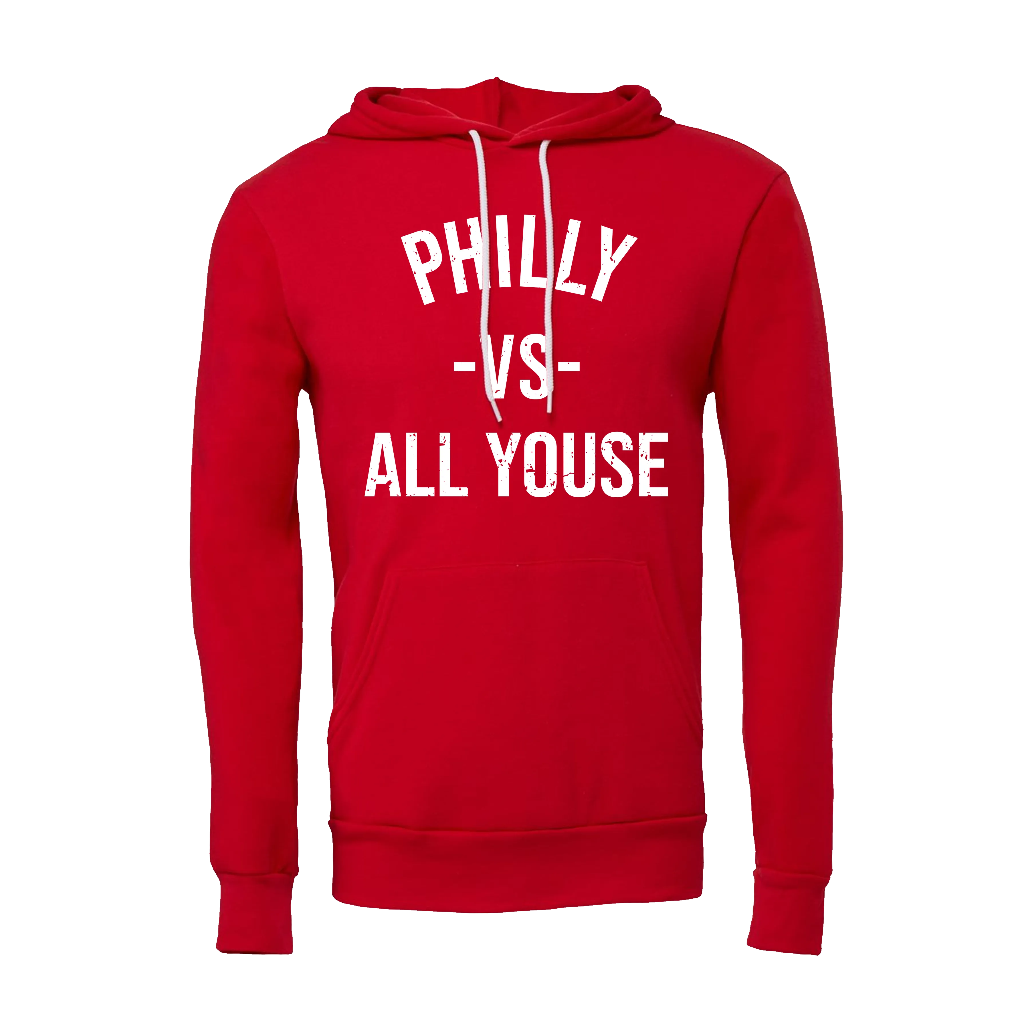 Philly vs All Youse Red Hoodie | Philadelphia Baseball