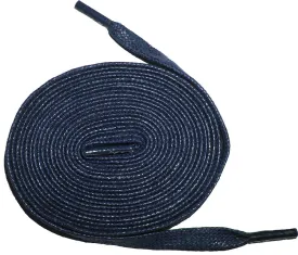 [Prussian Blue] - Flat Waxed Cotton Shoelaces