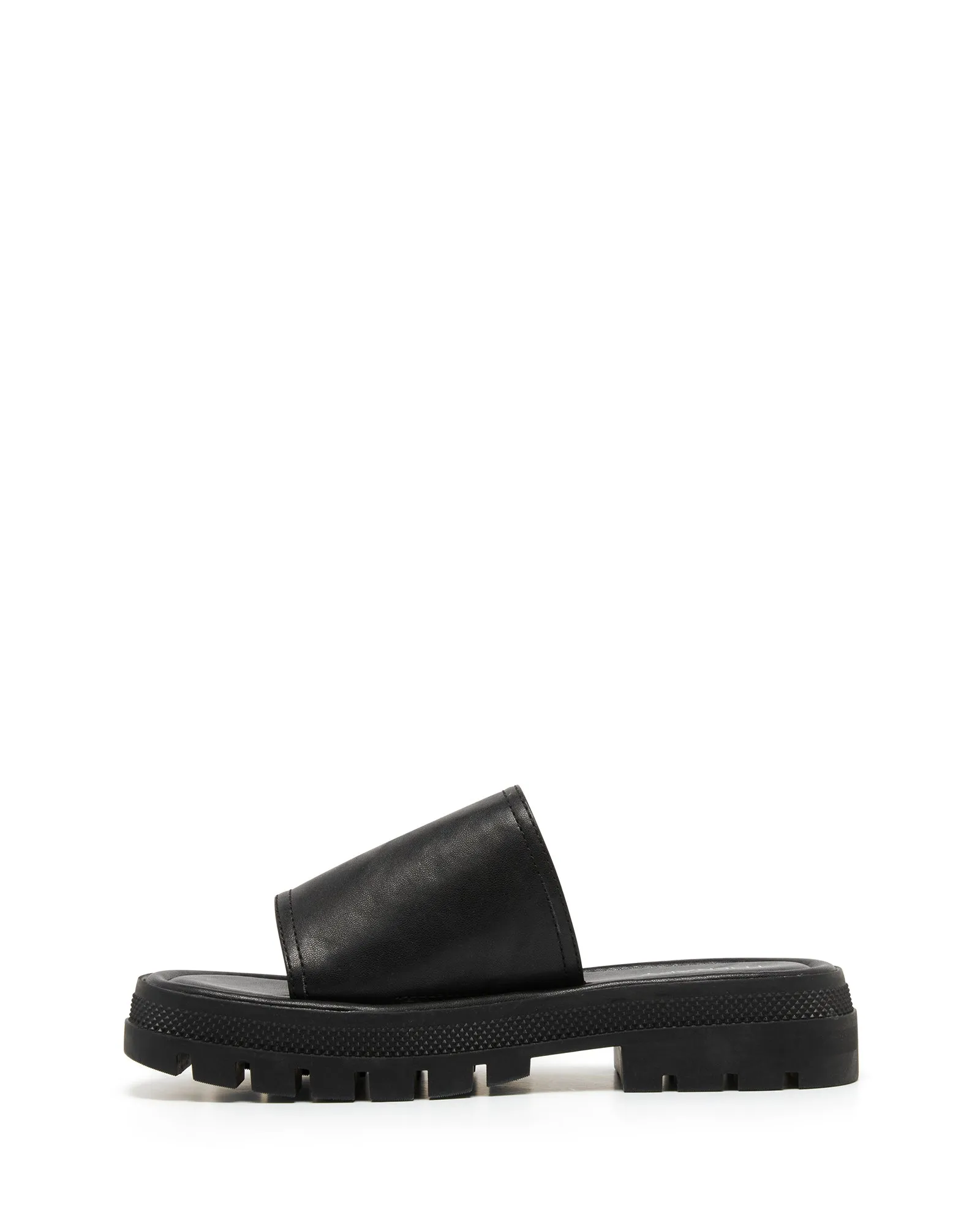Raid Sandal Black Smooth