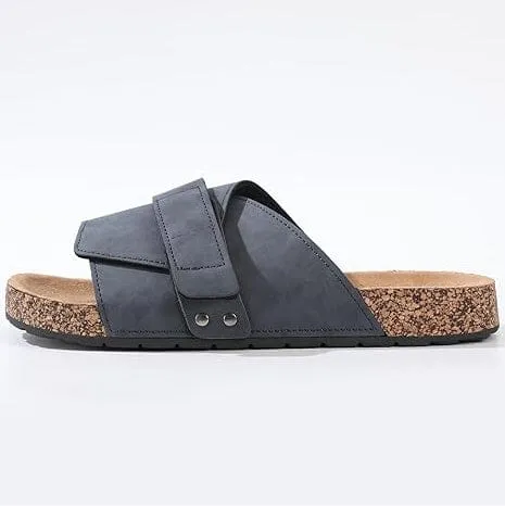 Roxoni Stylish Flat Sandals for Men - Adjustable Strap