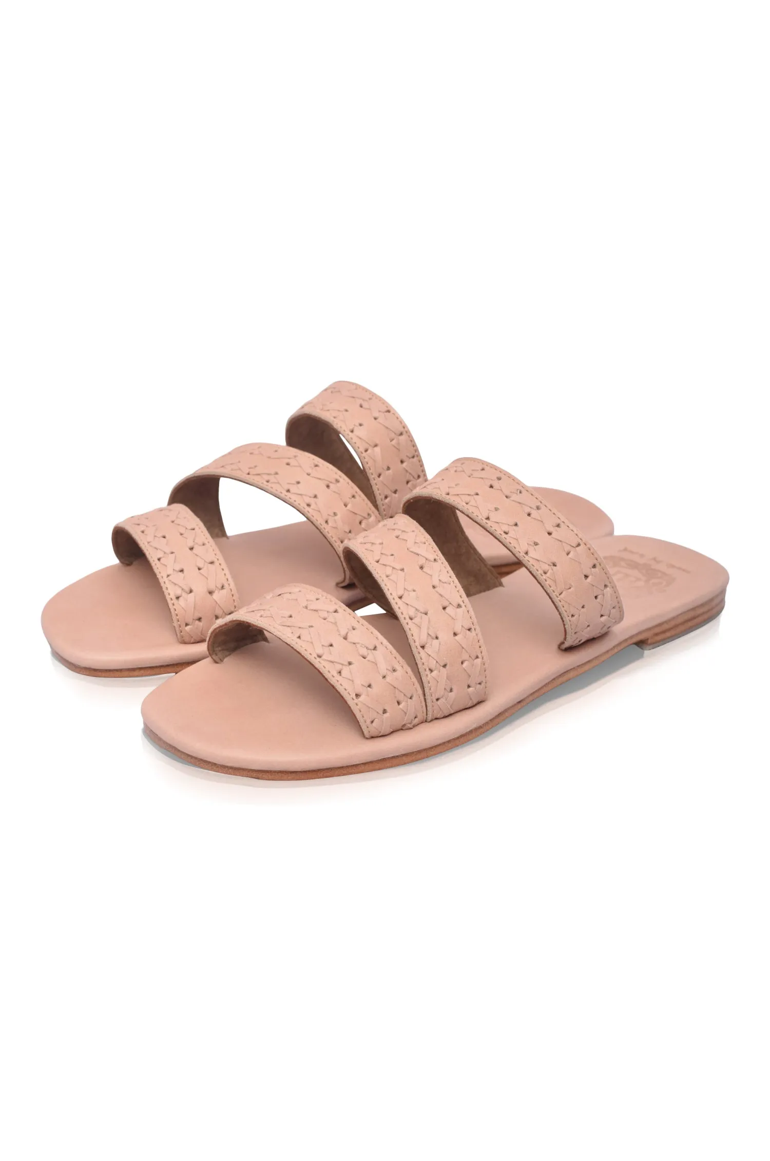 Sail Slide Leather Sandals (Sz. 9)