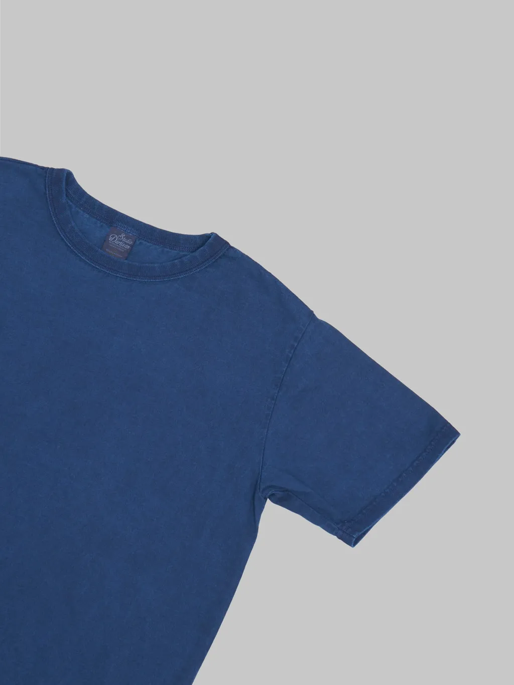 Studio D'Artisan 8136B USA Cotton T-Shirt Light Indigo