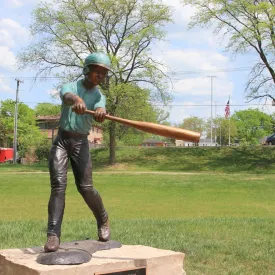 Swing for the Fences, Baseball Statue
