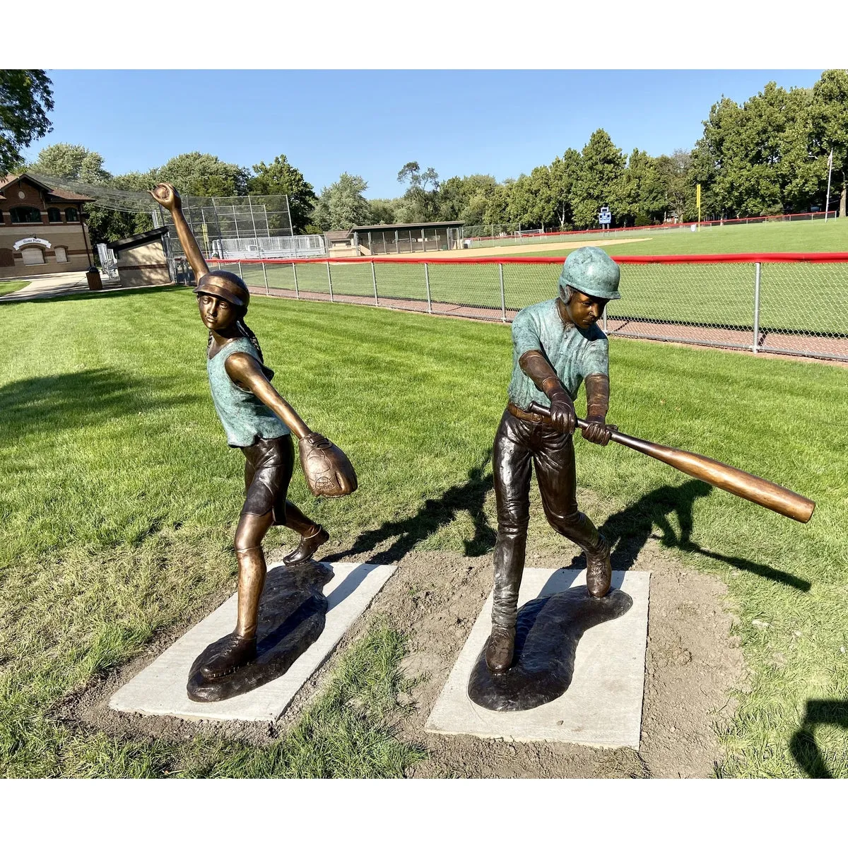 Swing for the Fences, Baseball Statue