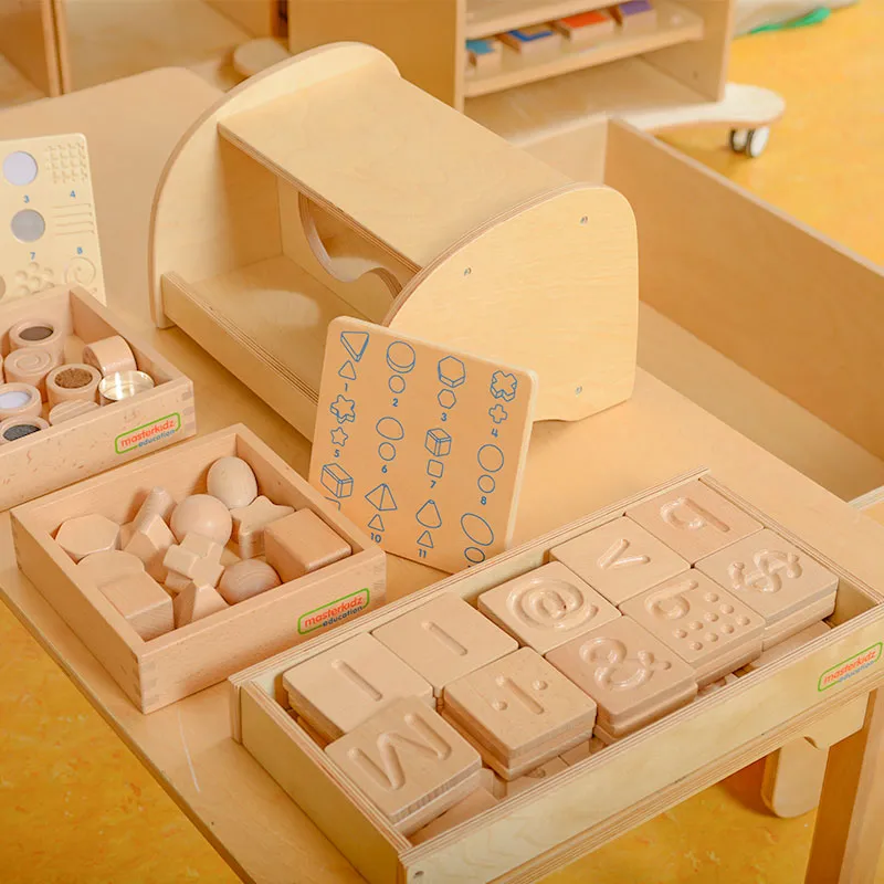 Tactile Training Tactile Panel Set (40 pcs. Alphabets, numbers and shapes)