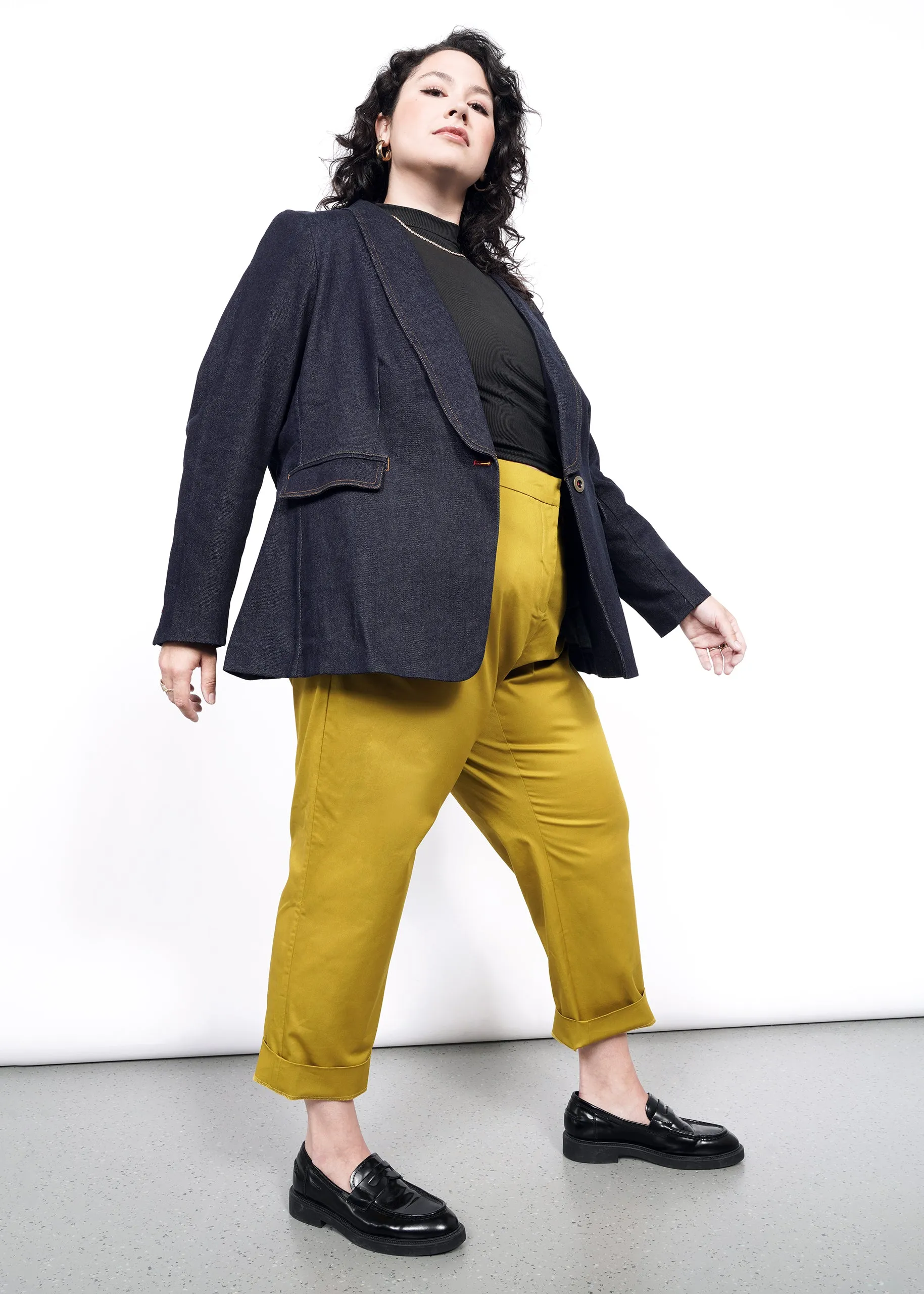The Essential Denim Tux Blazer